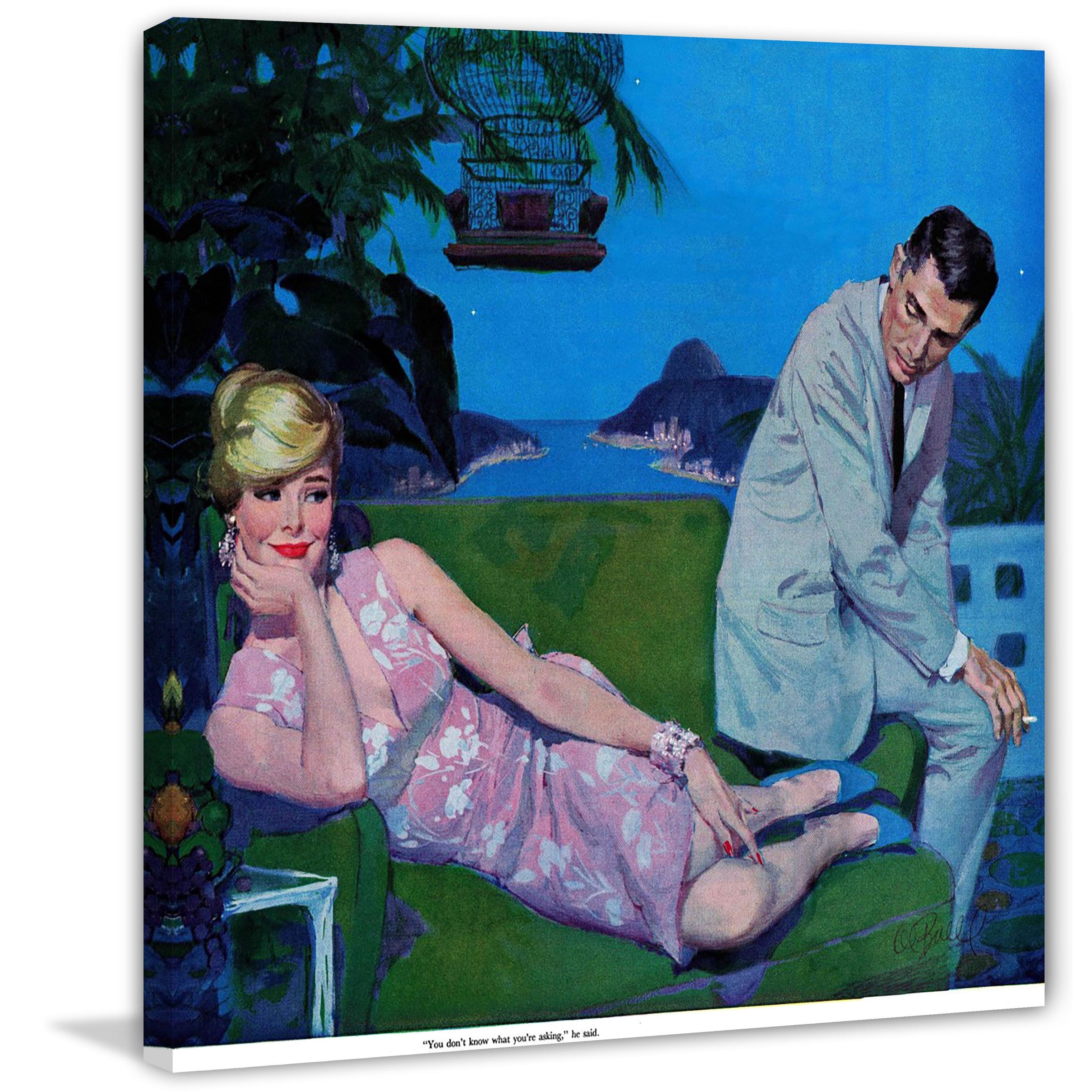 Marmont Hill "Lawless Lady" by Al Buell Painting Print on Canvas