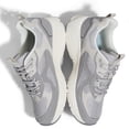 thumbnail image 5 of LUCKY STEP Chunky Fashion Mesh Sneakers Casual Running Walking Shoes,Grey,Womens, 5 of 6