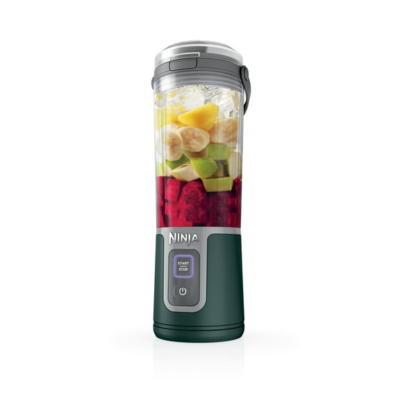 Ninja Blast 16-Oz Portable Personal Blender, Leak Proof Lid & Easy Sip Spout, Smoothie Blender, BC100GN Racing Green