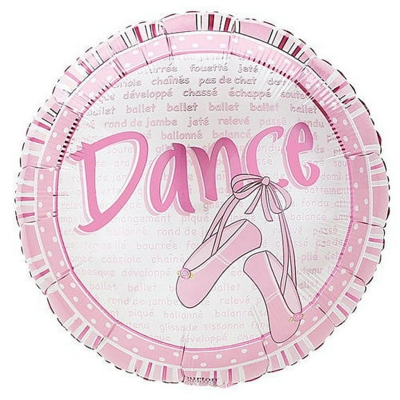 LOONBALLOON Sentiments Balloons, 18″ PINK BALLERINA
