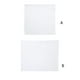 thumbnail image 3 of Kearding Bolsa de almacenamiento Organizador de juguetes Suministros para bebés Ventosa de gran capacidad Saco colgante transparente Almacenamiento y organización del hogar Blanco/35*45cm, 3 of 6