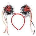 thumbnail image 1 of Fiudx Diadema de Halloween con Borlas de Colores y Decoraciones Espeluznantes, Ajuste Cómodo, Diseños Festivos de Araña y Calabaza, Ideal para Fiestas de Disfraces y Truco o Trato, 26 X 27 Cm., 1 of 2