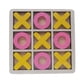 thumbnail image 1 of Juego de mesa Tic TAC Toe, clásico juego familiar para niños, rompecabezas de tres en raya. amarillo rosa, 1 of 9