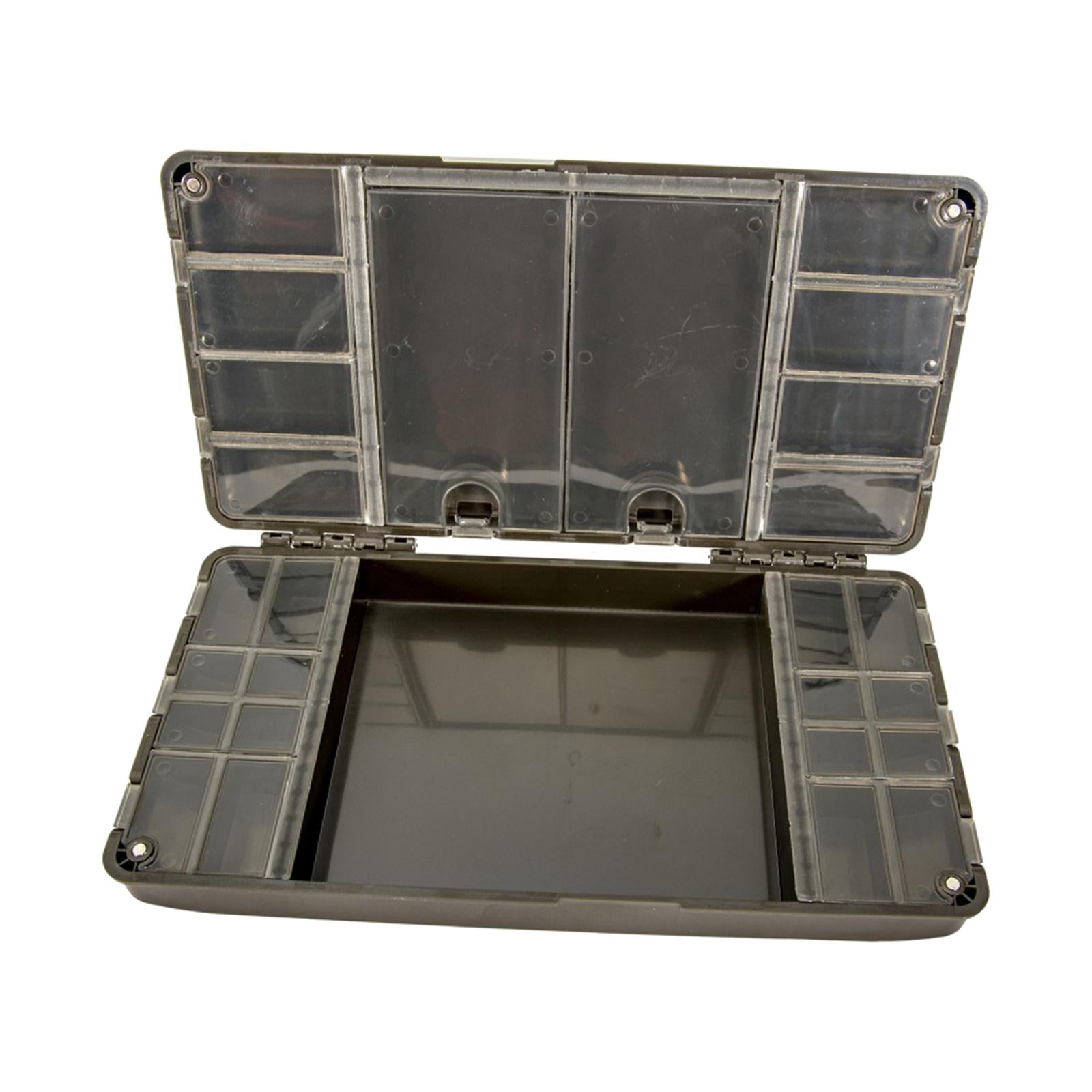 Colaxi Fishing Tackle Box, Fishing Gear Case, Multifunction Organizer Lure Hooks Storage Case Portable Container Fishing Accessories