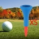 thumbnail image 4 of 10 piezas de goma para tees de golf, soporte de práctica de 2.0 in de altura para alfombrillas de exterior para el hogar Baoblaze Titular de tee de golf, 4 of 8