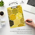 thumbnail image 5 of FMSHPON Geometric Honey Clipboard Hardboard Wood Nursing Clip Board and Pull for Standard A4 Letter 13x9 inches, 5 of 7