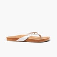 thumbnail image 2 of Reef Women CUSHION COURT TWIST WHITE SANDAL, 2 of 4