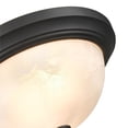 thumbnail image 3 of 4601-MB Millennium Lighting 2 Light Flush Mount-5.5 Inch Tall and 11 Inch Wide-Matte Black Finish, 3 of 4