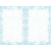 Blue Flakes 2-Up Invitations