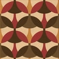 thumbnail image 1 of Ahgly Company Indoor Square Patterned Brown Sand Brown Area Rugs, 4' Square, 1 of 6
