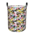 thumbnail image 2 of Cesta de lavandería con diseño de amigos de Hello Kitty, plegable, para almacenamiento de ropa de juguete, para guardería de niños, 2 of 5