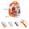thumbnail image 3 of IMENGL Ensemble d'Outils avec Perceuse Jouet Ensemble d'Outils 22 Pcs Ensemble de Jeu de Rôle pour Enfants Trousse d'Outils de Jeu avec Perceuse Marteau et Boîte de Transport pour Tout-Petits Enfants Activités Orange pour Tout-Petits 1-3, Aimants pour Tout-Petits pour Réfrigérateur, 3 of 6