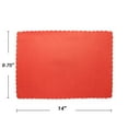 thumbnail image 2 of SparkSettings Disposable Paper Placemat 9.75x14" - Apple Red (50 Pack), 2 of 5