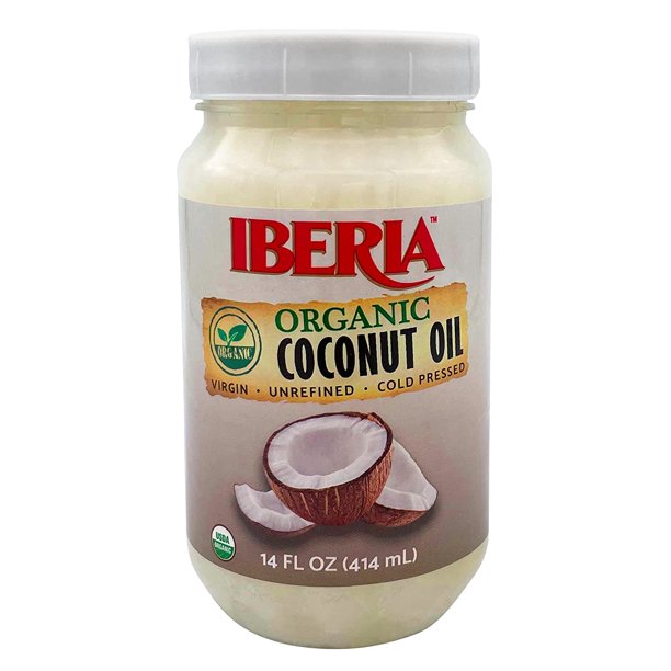 Iberia Organic Virgin Unrefined Coconut Oil, 14 Ounce