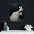 thumbnail image 4 of COMIO Framed Girl Reading Poster - Vintage Canvas Wall Art Decor for Living Room, Quiet Corner Landscape Painting Prints Wall Art for Living Room, Bedroom, Office,Farmhouse Home Decoration, 4 of 4