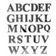 thumbnail image 1 of Pegatinas de espejo de letra Efecto reflectante de superficie lisa de plástico flexible Decoración del pasillo de moda para el paquete de decoración del arte de 26 kenally HA011892-00, 1 of 7