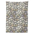thumbnail image 3 of Ambesonne Cobblestone Tablecloth Rectangular Table Cover, Pebble Stonewall, 60"x84", Multicolor, 3 of 4