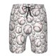 thumbnail image 3 of Balery Cute Baseball Traje de Baño Estilo Hawaiano para Hombre, Shorts de Secado Rápido con Bolsillos-X-Large, 3 of 6