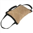 thumbnail image 3 of Dog Training Bite Tug Toy with 3 Handles Linen Bite Pillow, 3 of 9