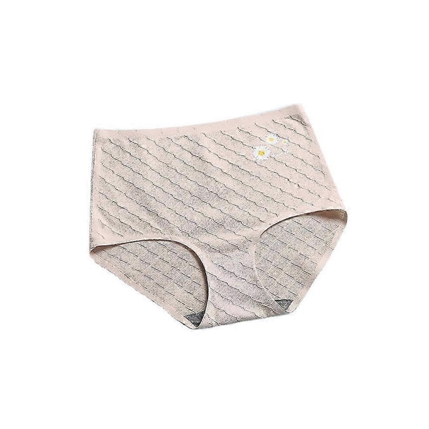 2026 Women's Daisy Print Graphene Antibacterial High Waist Cotton Panties