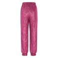 thumbnail image 6 of Sequin Pants Women Sparkle Joggers Elastic High Waisted Sparkly Pants Holiday Party Glitter Trousers Disco Dance Clothes 2026, RD2 & Size S, 6 of 7