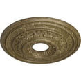 thumbnail image 3 of Ekena Millwork 17 5/8"OD X 3 5/8"ID X 1 7/8"P Orleans Ceiling Medallion (Fits Canopies up to 4 5/8"), Hand-Painted Mississippi Mud Crackle, 3 of 7