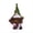 B003- Style C, variant on Garden Decorations Outdoor, Yard Decorations Outdoor, Outdoor Solar Decor, Yard Lights Outdoor Solar Powered, Fairy Garden Decor, 10X5X5 Inch Flocked Dwarf Elf Statue Garden