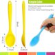 thumbnail image 2 of 6 Pieces Small Multicolored Silicone Spoons Nonstick Kitchen Spoon Silicone Serving Spoon Stirring Spoon for Kitchen Cooking Baking Stirring Mixing To, 2 of 4