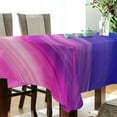 thumbnail image 3 of Ryvnso Blue Pink Tie Dye Rectangle Table Cloth Tablecover Dinning Tablecloth 54"x54", 3 of 8