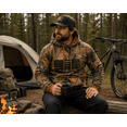 thumbnail image 3 of TrailCrest by Treel Men's Hoodie Sweatshirt - Comfortable, Stylish Camo Jacket for Outdoor Activities, Hunting and Casual Wear, Camo & Brown, 2X, 3 of 8