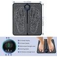 thumbnail image 4 of Masaje de pies EMS, masajeador de pies eléctrico, masaje de pies remodelador de piernas EMS, máquina de masaje eléctrica, promueve la circulación sanguínea y alivia el dolor muscular Jormftte MZQ-0763, 4 of 7