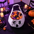 thumbnail image 5 of Halloween Decoration Indoor Outdoor Clearance Under $5.00! Thanksgiving Fall Decorations for Home, Halloween Candy Bag Ghost Face Halloween Decorative Tote Bag, 5 of 6