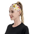 thumbnail image 3 of Goofa Colorful Leaves Pattern Sweatbands Sports Headband for Men & Women,Moisture Wicking Athletic headband,Breathable Sweatband,Sports accessories,Workout gear, 3 of 9