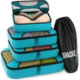 thumbnail image 1 of Pak - 5 Set Packing Cubes - Travel Luggage Organizers with Laundry Bag, 1 of 6