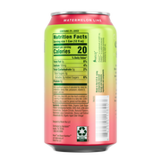 (12 pack) Bloom Nutrition Pop Prebiotic Soda, Watermelon Lime, 12 fl oz Can