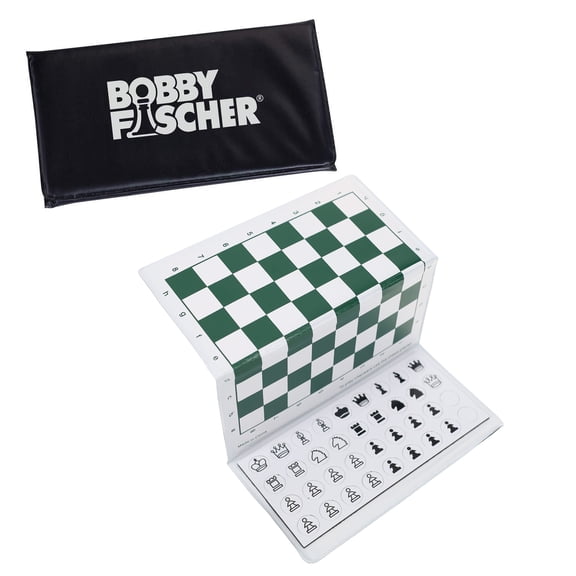 Wood Expressions, Inc. Bobby Fischer Mini Magnetic Pocket Chess Set - Travel - 6 x 3.25 Game