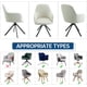 thumbnail image 4 of Xiao Hua Funda para sillón giratorio de comedor con brazos para oficina y sala de estar, B16, 4 of 4