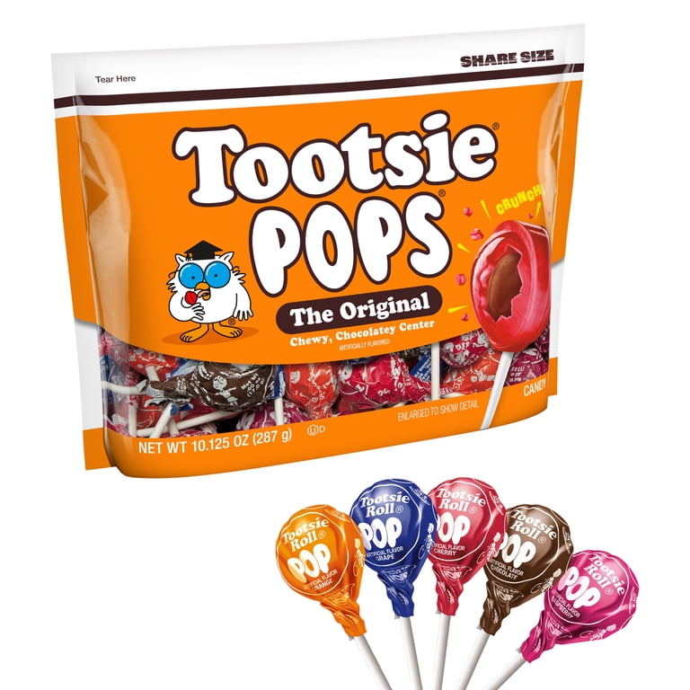 Tootsie Pops, The Original, Assorted Flavor Gluten Free Lollipops