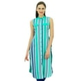 thumbnail image 1 of Bimba Kurta Droite en Rayonne pour Femmes Col Mandarin Kurti Indien, 1 of 9