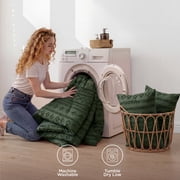 U Bedsure U by Bedsure King Tufted Boho Comforter Set, 3 Pieces Farmhouse Shabby Chic Embroidery… — $50.39 (38% off)