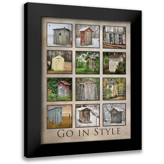 Deiter, Lori 12x14 Black Modern Framed Museum Art Print Titled - Go in Style