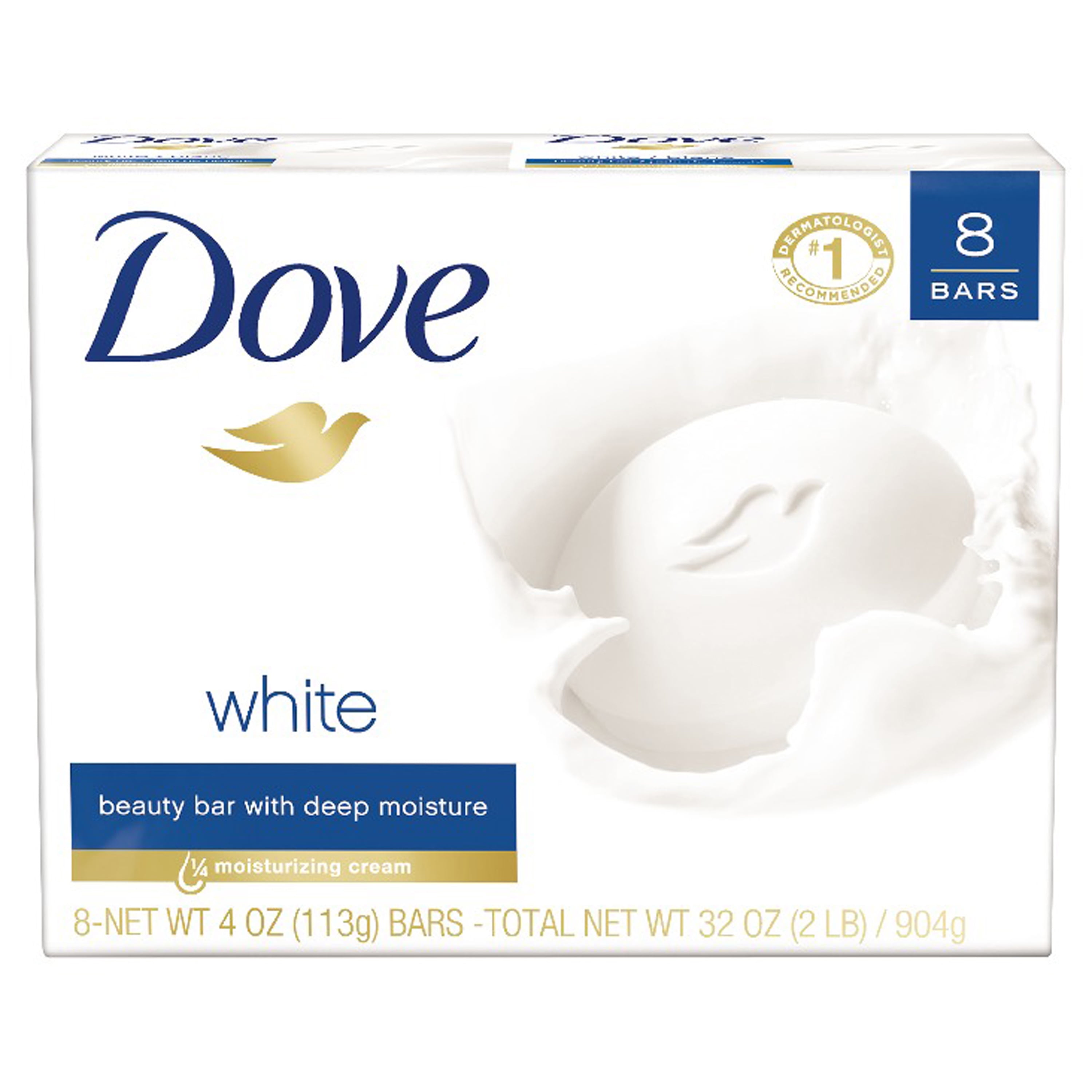 Dove Beauty Bar For Softer Skin White More Moisturizing Than Bar Soap 4