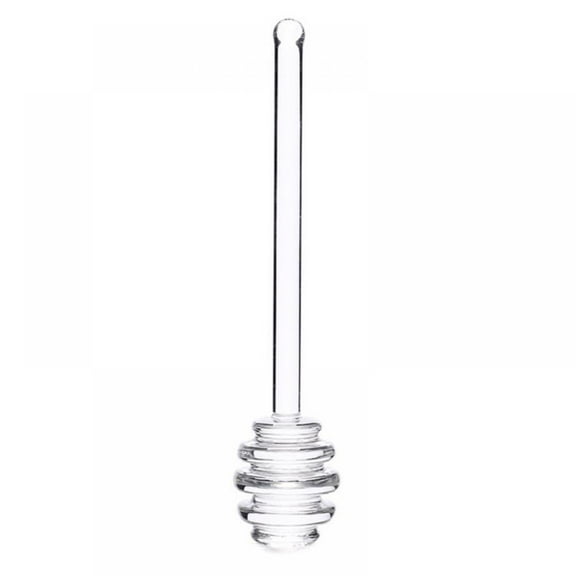 Glass Honey Dipper Stick, Honey Dipper Stick for Honey Jar Dispense Drizzle Honey Honeycomb Stick- Honey Spoon, 5.9 Inches