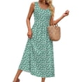 thumbnail image 4 of Fantaslook Summer Dresses for Women Sleeveless Casual Long Dress Beach Vacation Sundresses with Pockets, 4 of 10