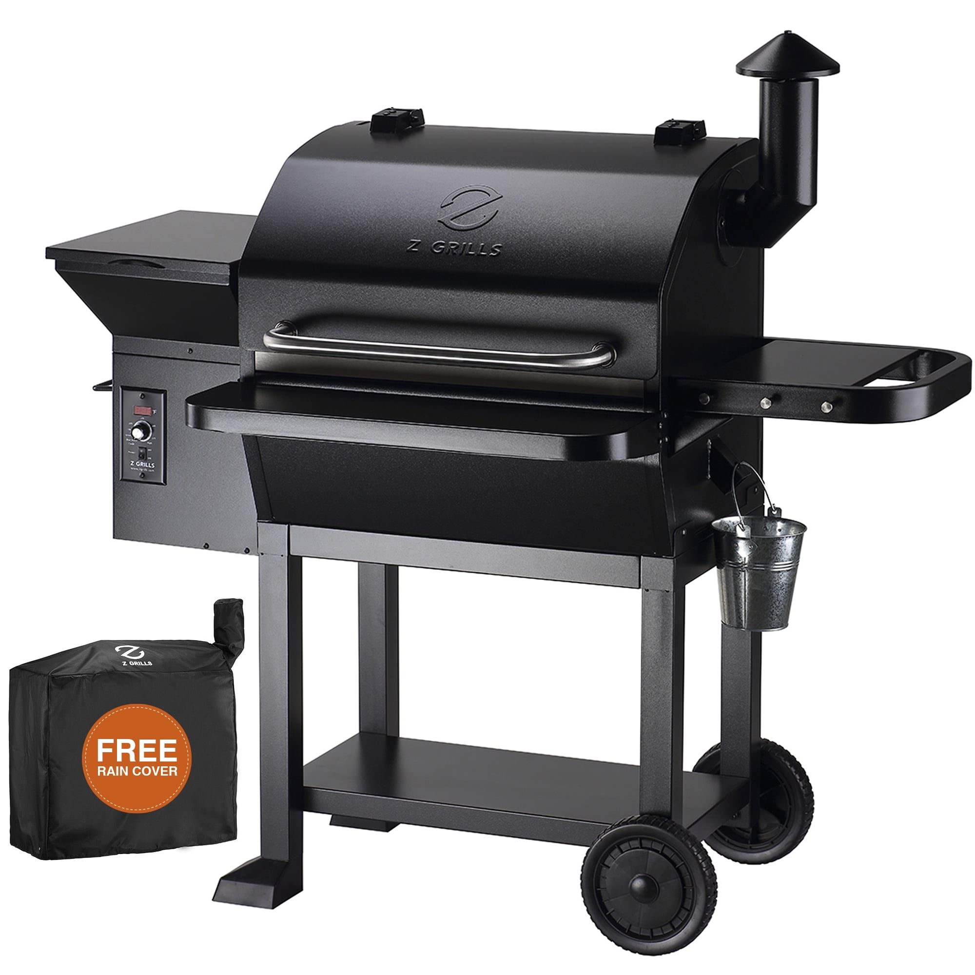 Z GRILLS ZPG-10002B 1060 sq. in. 8-in-1 Wood Pellet BBQ Grill and Smoke