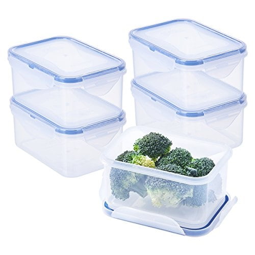 [4Pack] 17oz Airtight Food Storage Container, Small Meal Prep