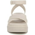 thumbnail image 3 of Naturalizer Womens Darry Leather Ankle Strap Platform Sandals Satin Pearl Leather 11M, 3 of 5