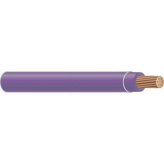 TFFN Building Wire, Copper, 16 AWG, 1C, Purple, Stranded, 500 ft