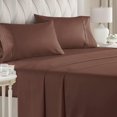 thumbnail image 1 of Full Size Sheet Set - Breathable Cooling Sheets - Hotel Luxury Bed Sheets - Extra Soft - Deep Pockets - Easy Fit - 4 Piece Set - Wrinkle Free - Comf, 1 of 5
