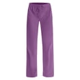 thumbnail image 4 of Pants for Women Dressy Track Pants Casual Mom Sports Suit Trousers for Women Comfy Casual Pajama Outfit plus Size 4x Womens Jean with Purple 3XL, 4 of 5